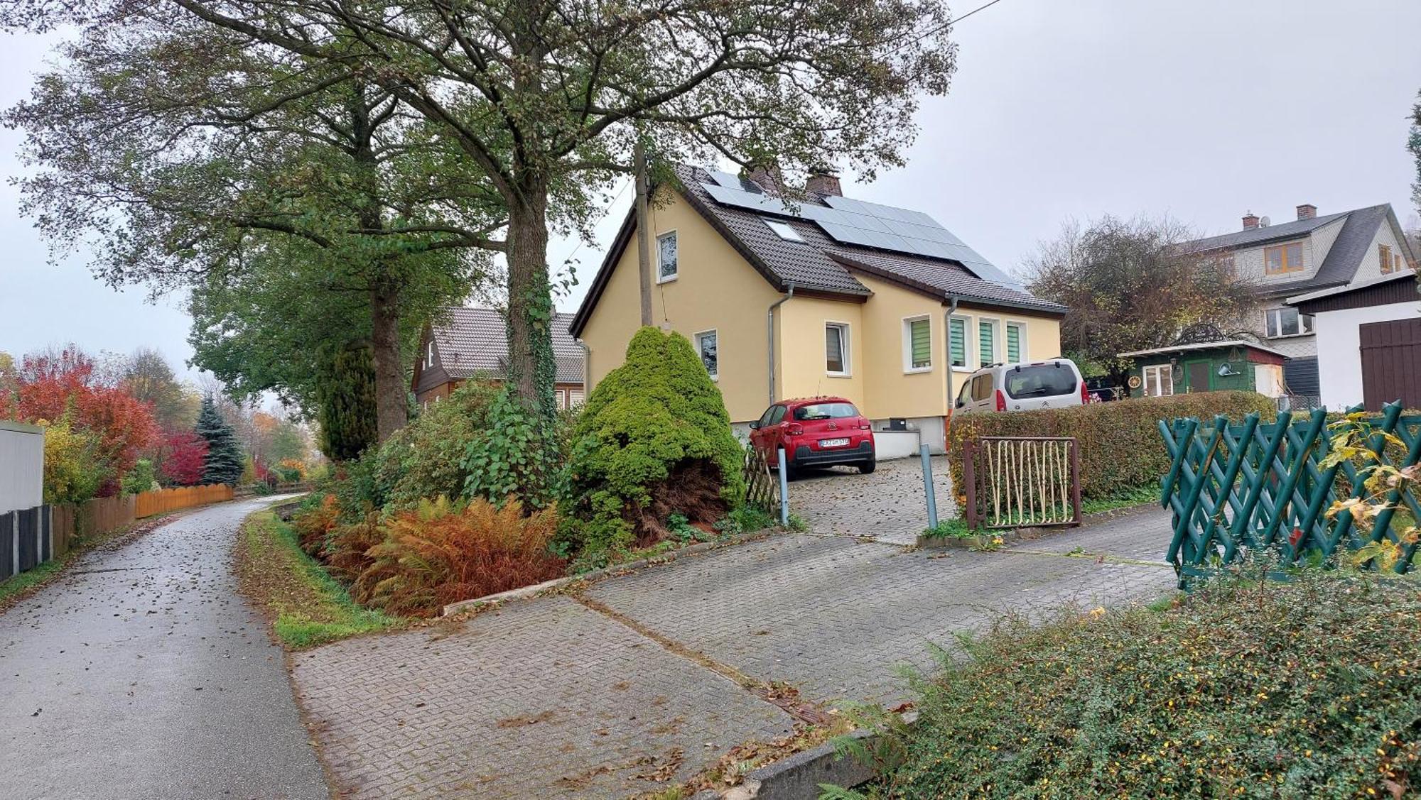Ferienwohnung Am Flossgraben Bad Schlema Exterior photo